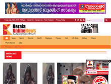 Tablet Screenshot of keralaonlinenews.com